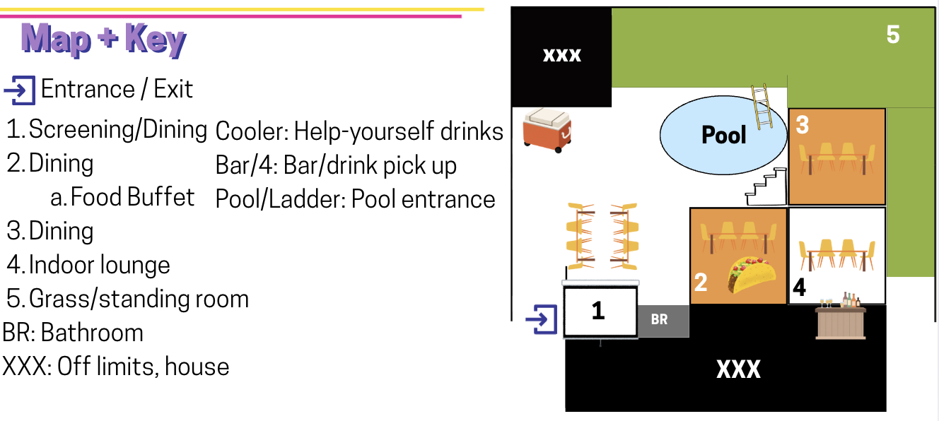 Taco Bell Party Map